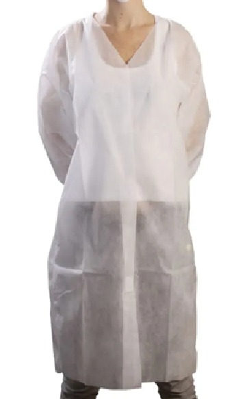 Mandil Descartable 25g/m2 Pega Pega Blanco